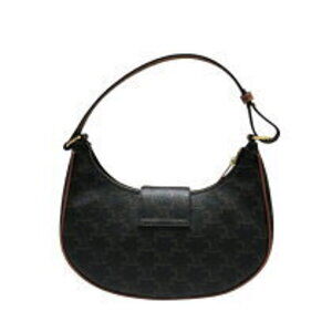 Celine Triomphe Ava Handbag Tan Canvas